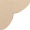 Ekena Millwork 11"W x 22"D x 22"H Classic Crestline Rough Cedar Woodgrain TimberThane Corbel, Primed Tan CORUR11X22X22CRERCPR - alternate 5